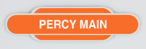 Percy Main Railway Station Totem Magnet, River Tyne, Northumberland, Geordie Gift, Newcastle Gift, NER, LNER, Steam Train, British Railways, Fridge Magnet, Metal Magnet, Tyne & Wear Metro