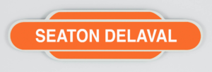 Seaton Delaval Railway Station Totem Magnet, River Tyne, Northumberland, Geordie Gift, Newcastle Gift, NER, LNER, Steam Train, British Railways, Fridge Magnet, Metal Magnet