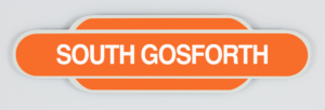 South Gosforth Railway Station Totem Magnet, Metal Fridge Magnet in the shape of a British Railways Station Totem Sign, British Railway, LNER, Railway souvenir, Railway gift product, Railway enthusiast, Steam Train, Golden Age of Steam, Diesel Trains, Tyne & Wear Metro