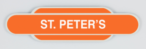 St Peter's Railway Station Totem Magnet, River Wear, Sunderland, Geordie Gift, Newcastle Gift, NER, LNER, Steam Train, British Railways, Fridge Magnet, Metal Magnet, Tyne & Wear Metro