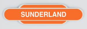 Sunderland Railway Station Totem Magnet, River Wear, Sunderland, Geordie Gift, Newcastle Gift, NER, LNER, Steam Train, British Railways, Fridge Magnet, Metal Magnet, Tyne & Wear Metro