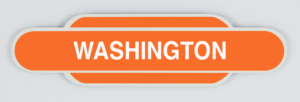 Washington Railway Station Totem Magnet, British Railways Eastern Region, Railway station Totem Sign, British Railway, LNER, Railway souvenir, Railway gift product, Railway enthusiast, Steam Train, Golden Age of Steam, Diesel Trains, 125 Train, Hight Speed Train, Azuma Train, Leamside Railway Line, County Durham